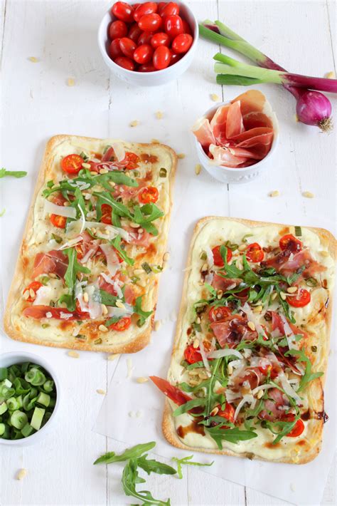 Mediterraner Flammkuchen Food With Love