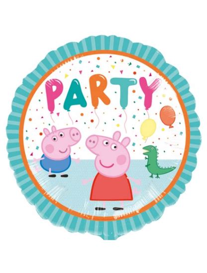 Palloncino Mylar Tondo Peppa Pig Ingrocartgroup