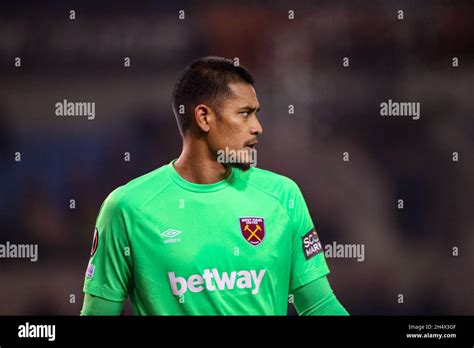 GENK BELGIUM NOVEMBER 4 Goalkeeper Alphonse Areola Of West Ham