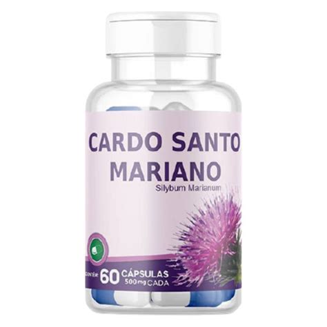 Cardo Mariano Silimarina 500mg 60 Cápsulas Vida Natural Natulha