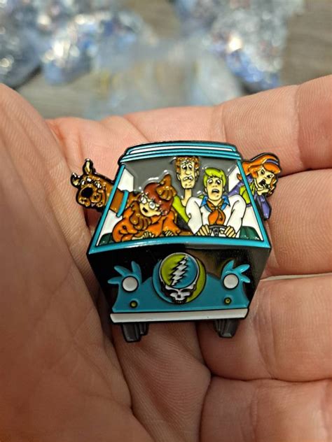 Mystery Van Scooby Doo Hippy Psychedelic Enamel Pin Etsy