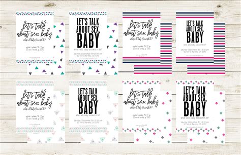 Gender Reveal Let S Talk About Sex Baby Gender Reveal Etsy