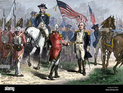 General Benjamin Lincoln receiving Cornwallis sword from British ...