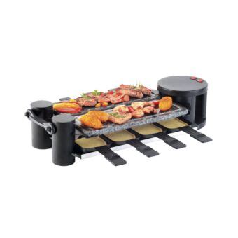 Ohmex Raclette Grill Rabattable Avec Hot Stone Vedia