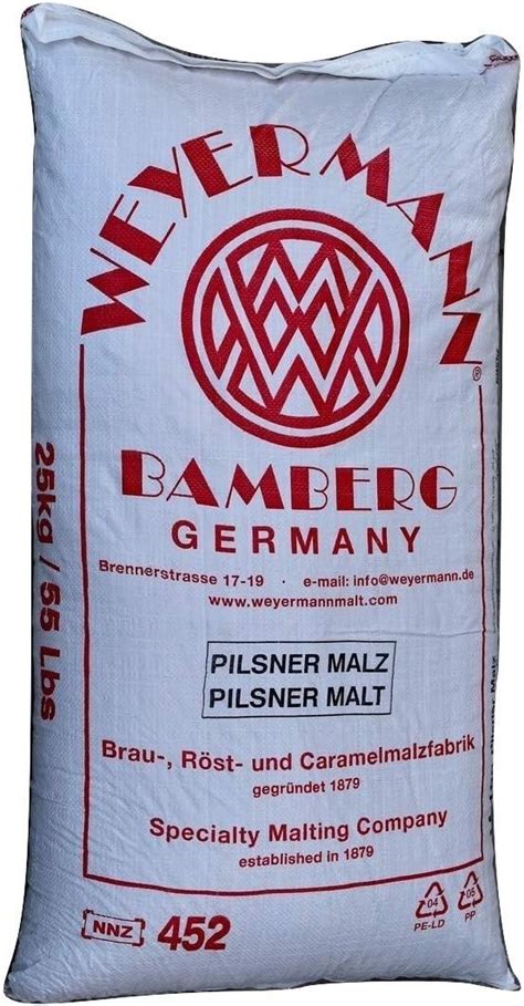 Weyermann Pilsner Malt 25 Kg Malta De Cerveza Sin Triturar De Alemania