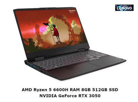 Ripley Laptop Lenovo Ideapad Gaming Ryzen Rtx Ips Hz