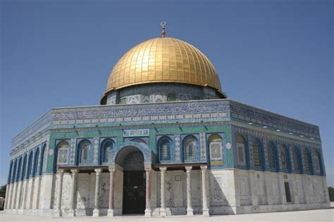 Dome of the Rock,Temple Mount. Stock Image - Image of mosque, israel ...