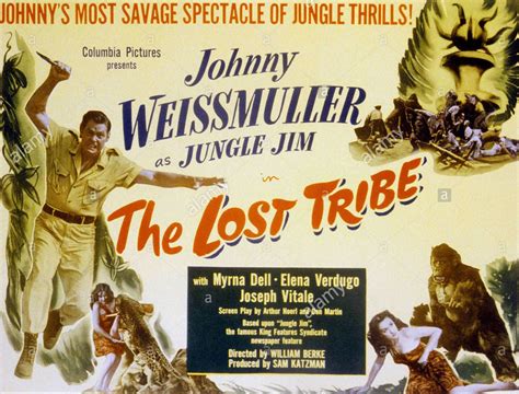 An Old Movie Poster For The Lost Tribe