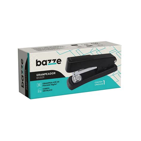 Grampeador De Metal P 20 Folhas B5509 Bazze Lupel