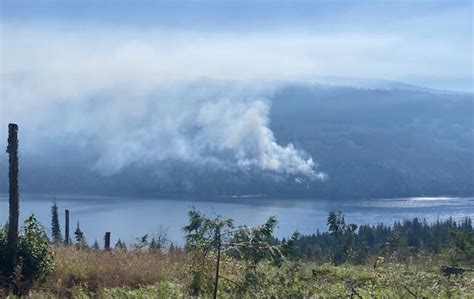 Evacuation alert lifted for fire burning on Seymour Arm of Shuswap Lake ...