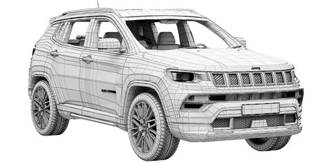 Jeep Compass - 3D Model by zifir3d