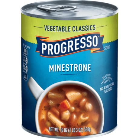 Vegetable Classic Minestrone Canned Soup Progresso