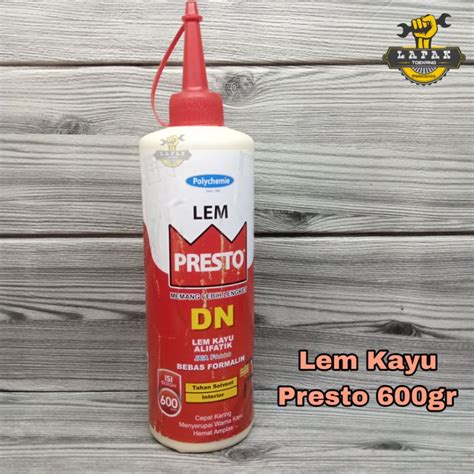 Jual Lem Kayu Alifatik Lem Presto Dn 600gr Shopee Indonesia