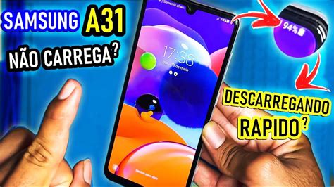 Samsung a31 descarregado rápido ou não carrega TENTE FAZER ISSO