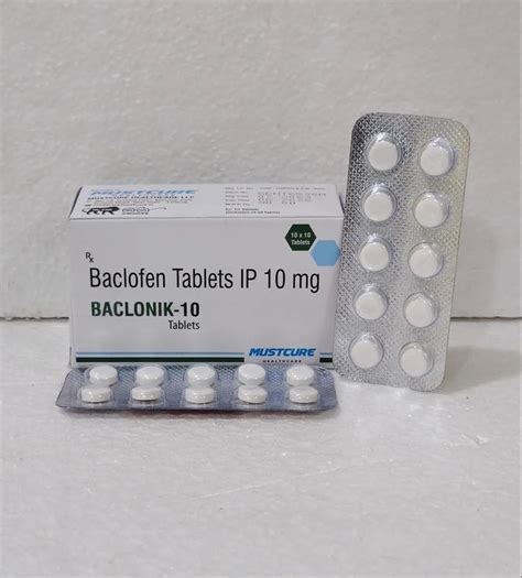 Baclofen 10 Mg Tablets At ₹ 90stripe In Panchkula Id 2852110710348