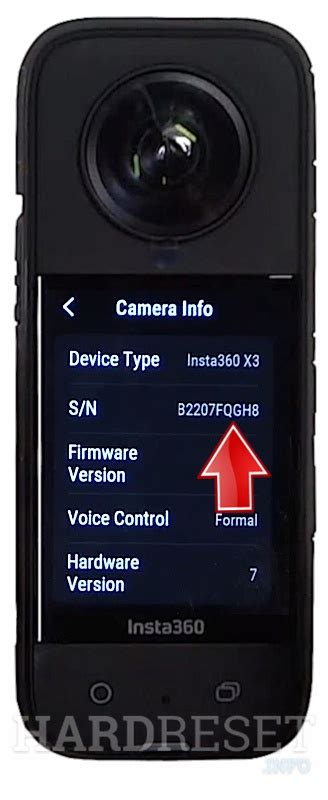 How To Check INSTA360 X3 Serial Number HardReset Info