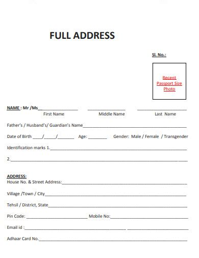 Proper Address - 34+ Examples, Format, How to write, PDF