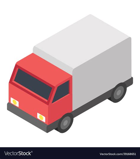 Delivery truck Royalty Free Vector Image - VectorStock