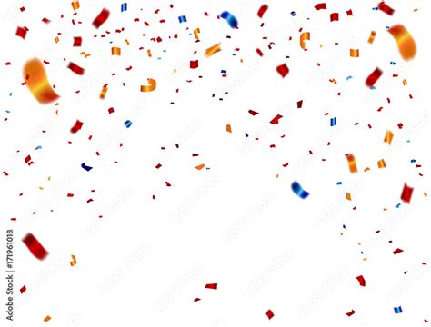 Colorful celebration background with confetti. Stock Vector | Adobe Stock