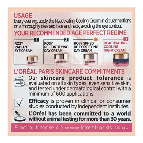 Order L Oreal Paris Age Perfect Golden Age Reactivating Cooling Night