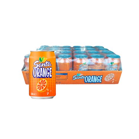 Refresco Gaseado De Naranja Santa 24 X 330 Ml Supermarket 23 Es Una