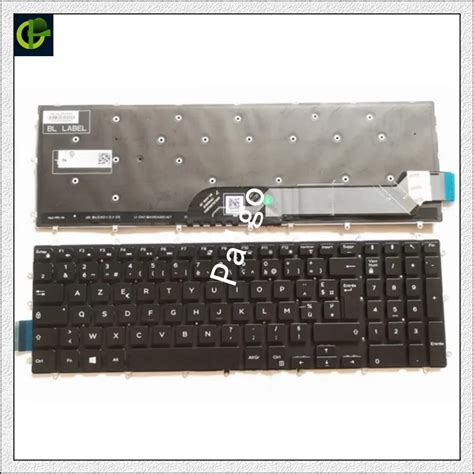 Clavier Français Rétroéclairé Azerty Pour Ordinateur Portable Dell