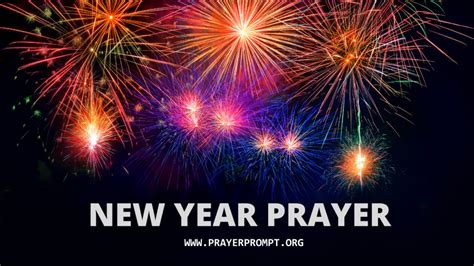 Powerful New Year Prayer For