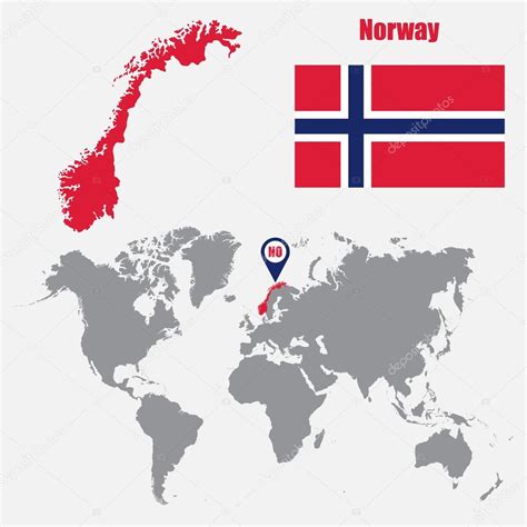 Norway On The World Map United States Map