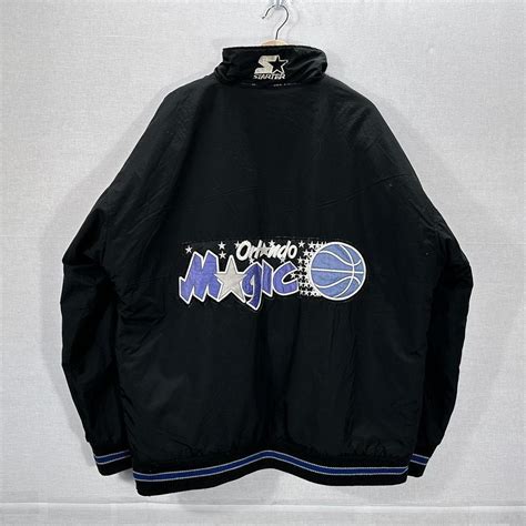 Nba Orlando Magic Jacket Vintage 90s Nba Starter Depop