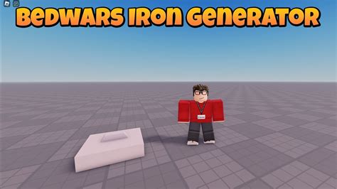 How To Create A Bedwars Iron Generator In Roblox YouTube