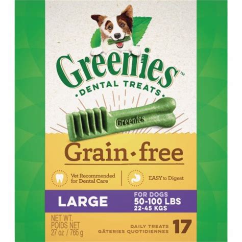 Greenies™ Grain Free Large Dog Dental Chews, 27 oz - Kroger