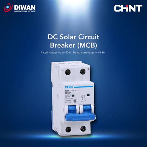 CHINT DC Breaker 2P 16A 500V NB1 63DC MCB CE Daraz Pk