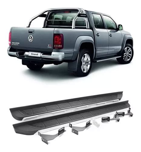 Estribos Vw Amarok 2008 2010 2019 2020 Laterales Filo Cromo