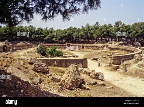 Carthage Tunisia Remains Of The Roman Arena Site Of The Martyrdom Of