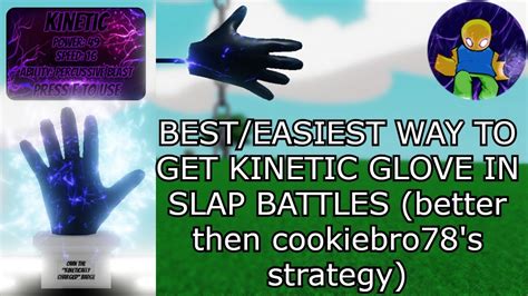 The BEST EASIEST Way To Get Kinetic Glove In Slap Battles ROBLOX