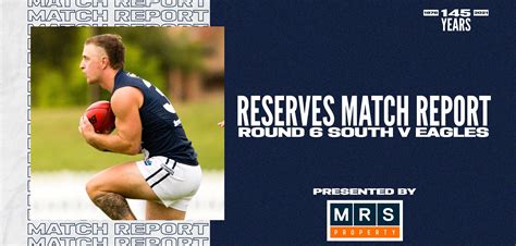 MRS Property Reserves Match Report Round 6 Vs Eagles