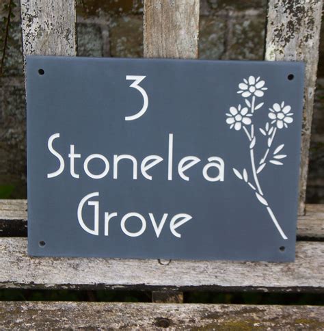 Made To Order Slate House Signs 10 12mm Thick The Sign Maker Shop