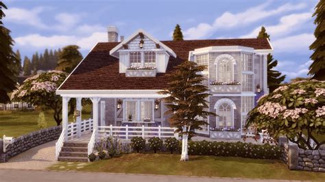 Cottagecore Dream House Spring Inspired Home The Sims Speed