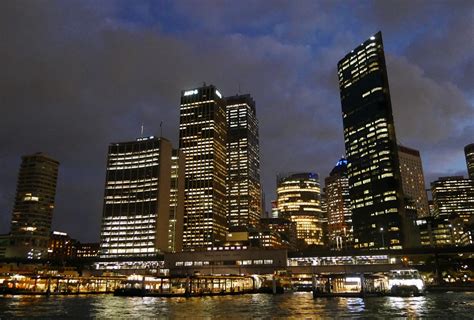 Skyline at night, Sydney | mischaak