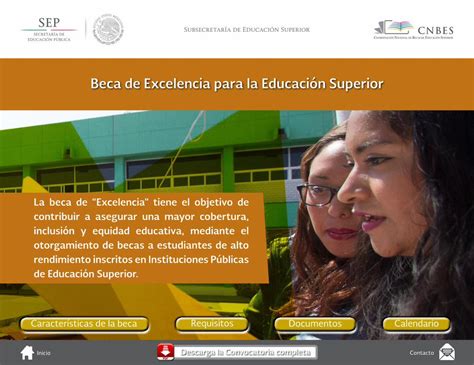 PDF Beca de Excelencia para la Educación Superior Excelen Carta de