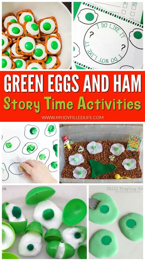 Green Eggs And Ham Story Time Activities Greeneggsandhamrecipe In