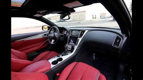 2019 Infiniti Q60 Red Sport 400 Awd In Midnight Black With Monaco Red