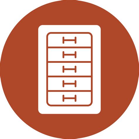 Cabinet Drawer Glyph Circle Icon Vector Art At Vecteezy