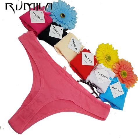 Cotton Womens Sexy Thongs G String Underwear Panties Briefs For Ladies T Backfree Shipping