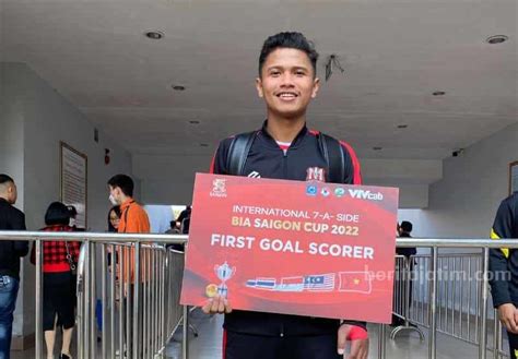 Raih First Goal Scorer Di Internasional 7 Aside Football Tournament Cup