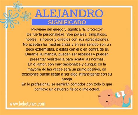 Nombre Alejandro Significado Y Origen Bebetones