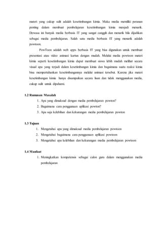 Penggunaan Media Pembelajaran Video Powtoon Pdf