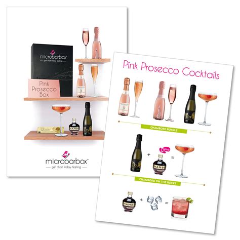 Anniversary Pink Prosecco T Set Cocktail T Boxes Gin