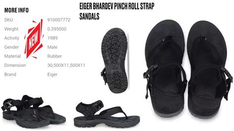 New Eiger Bhardev Pinch Roll Strap Sandals Sandal Eiger