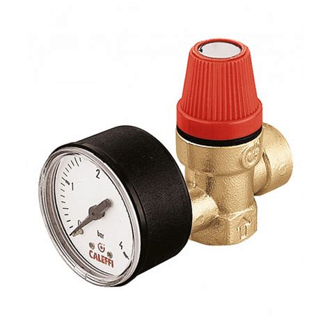 Altecnic Caleffi 313 Series Pressure Relief Valve With Gauge 12 X Flowstar Uk Limited